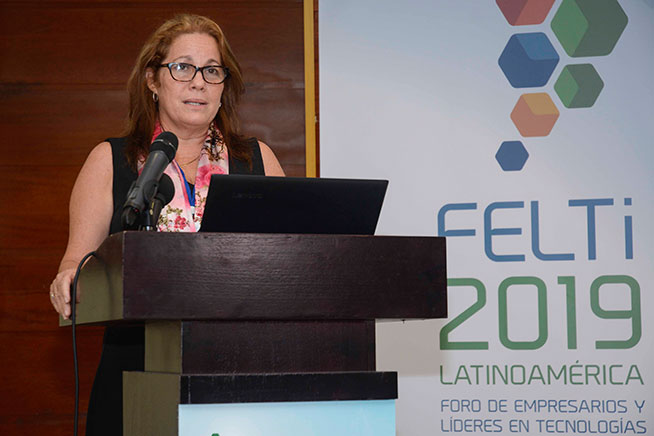 Grisel Reyes, directora del Grupo Empresarial de la Informática y las Comunicaciones (GEIC) Grisel Reyes, directora del Grupo Empresarial de la Informática y las Comunicaciones (GEIC)