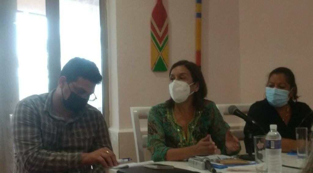 Elba Rosa Pérez Montoya, ministra de Ciencia, Tecnología y Medio Ambiente (Citma) en el taller Ciencia joven para el desarrollo sostenible Elba Rosa Pérez Montoya, ministra de Ciencia, Tecnología y Medio Ambiente (Citma) en el taller Ciencia joven para el desarrollo sostenible