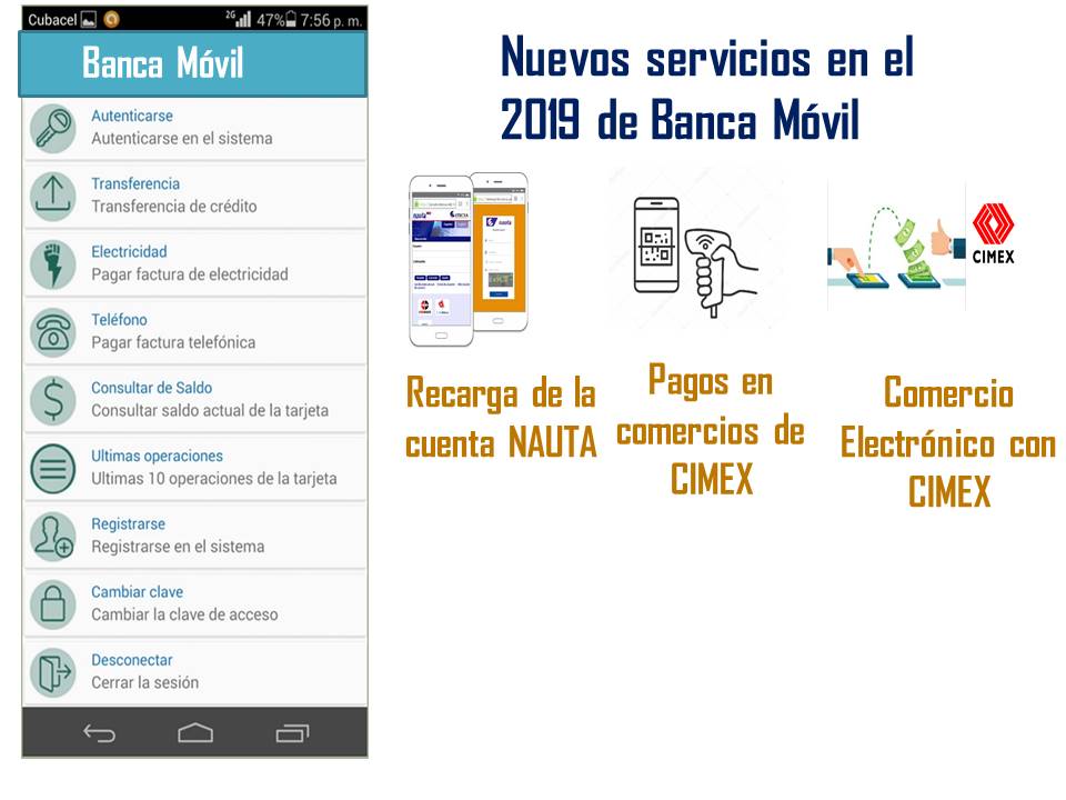 Nuevos servicios en el 2019 de Banca Móvil Nuevos servicios en el 2019 de Banca Móvil
