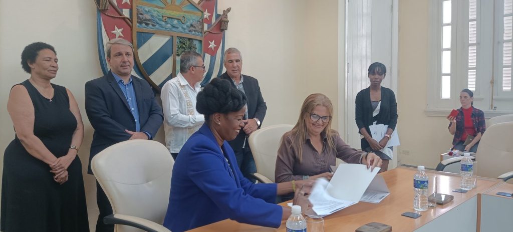 Firman convenios Delegación Territorial del Citma La Habana y universidades
