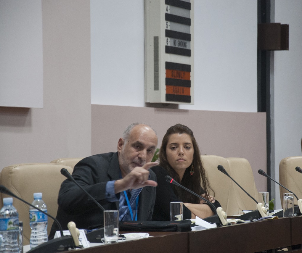 Ricardo Ronquillo resaltó la necesidad de crear estrategias informativas como vía de enfrentar a la derecha (Liz Armas Pedraza/Cubahora) Ricardo Ronquillo resaltó la necesidad de crear estrategias informativas como vía de enfrentar a la derecha (Liz Armas Pedraza/Cubahora)