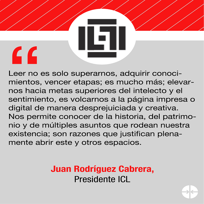 Juan Rodríguez Cabrera, presidente del ICL Juan Rodríguez Cabrera, presidente del ICL