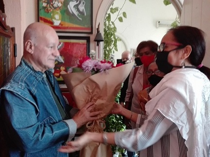 Otorgan a Rafael Zarza Premio Nacional de Artes Plásticas 2020.Foto: Cubarte. Otorgan a Rafael Zarza Premio Nacional de Artes Plásticas 2020.Foto: Cubarte.